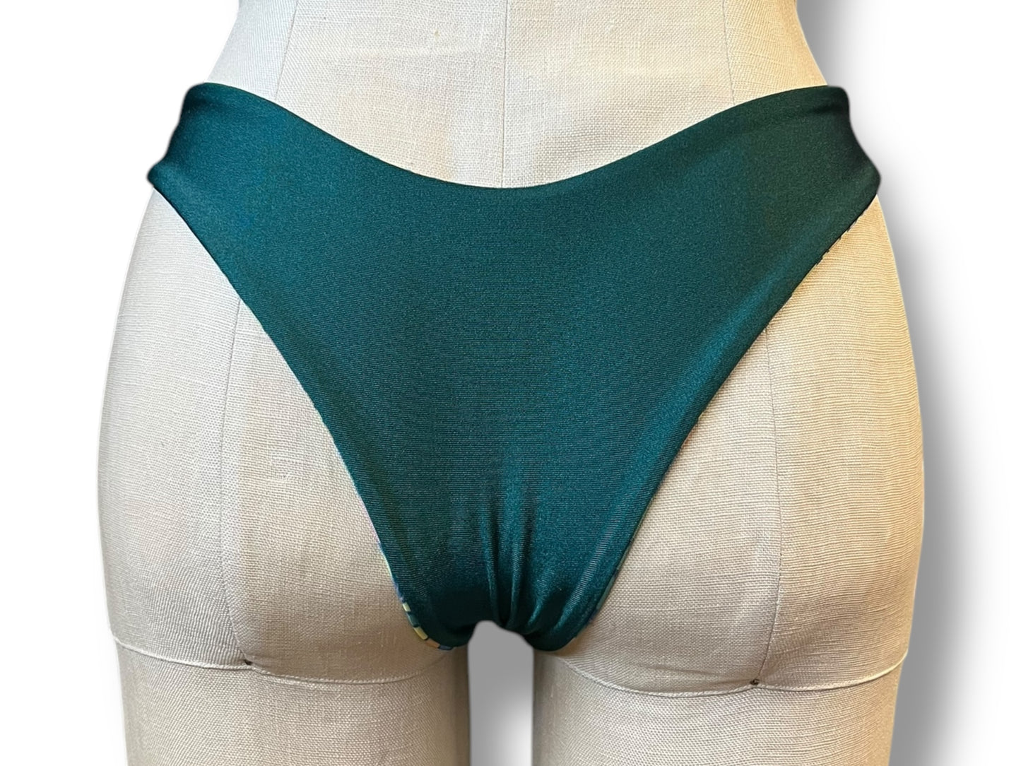 Reversible Floral Low Rise Bikini Bottoms