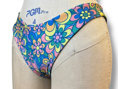 Reversible Floral Low Rise Bikini Bottoms