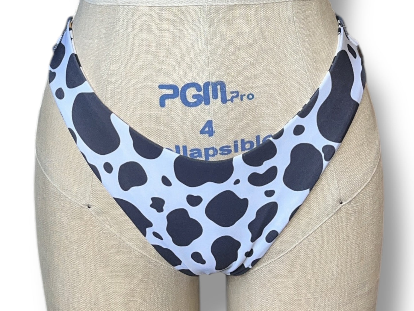 Reversible Animal Print Low Rise Bikini Bottoms