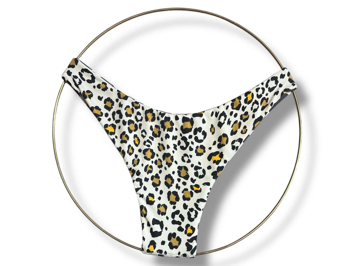 Reversible Animal Print Low Rise Bikini Bottoms