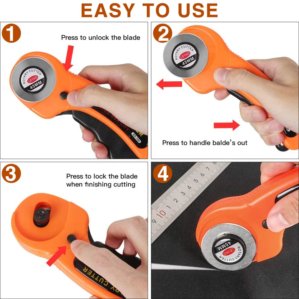 45mm Rotary Cutter with Blades