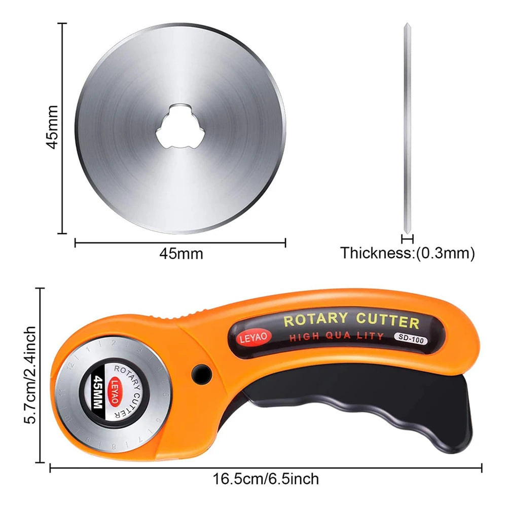 45mm Rotary Cutter with Blades