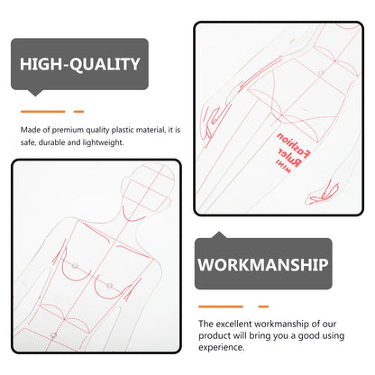 Fashion Sketching Model Rulers