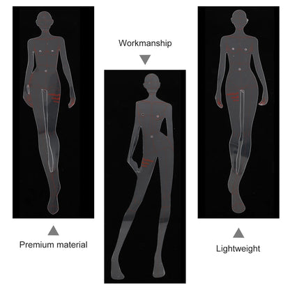 Fashion Sketching Model Rulers