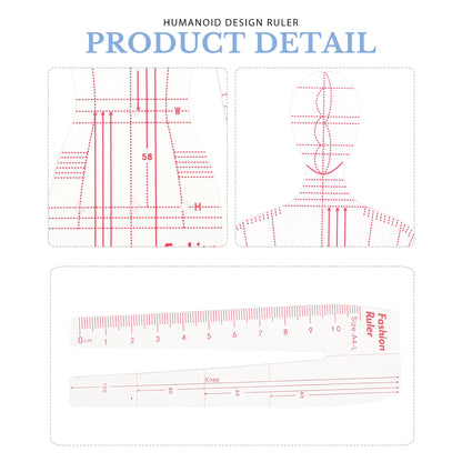 Fashion Sketching Model Rulers