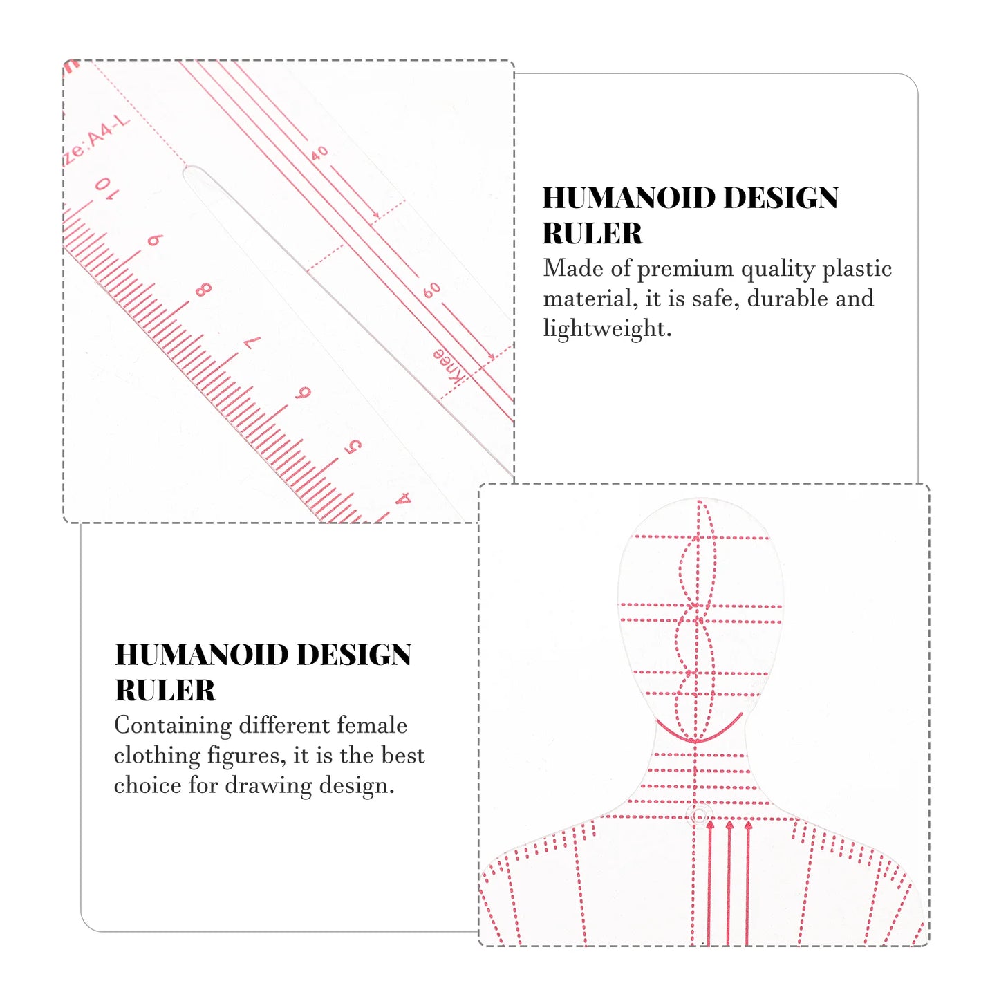 Fashion Sketching Model Rulers