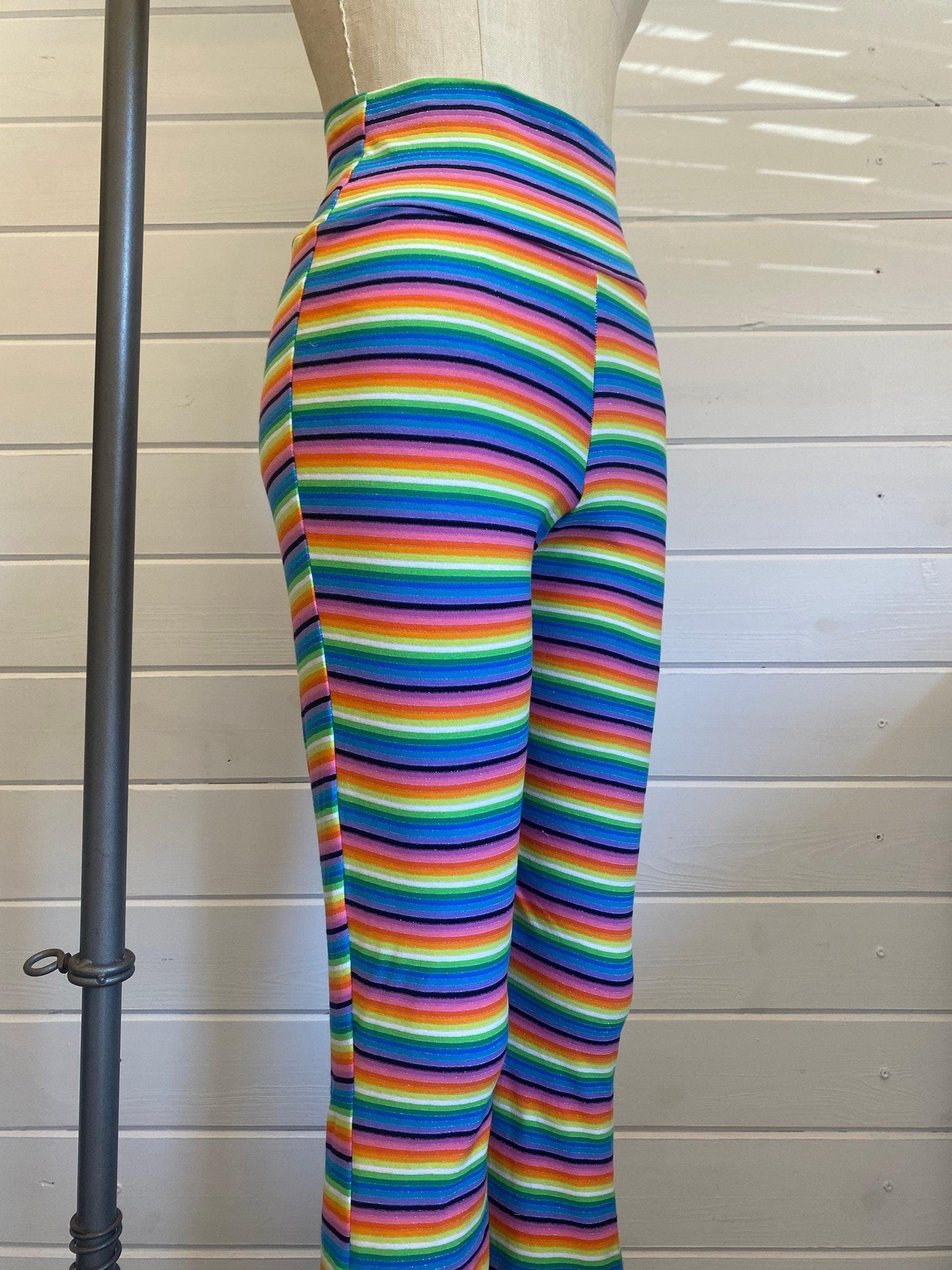 Rainbow Stripe Bell Bottoms - Arly