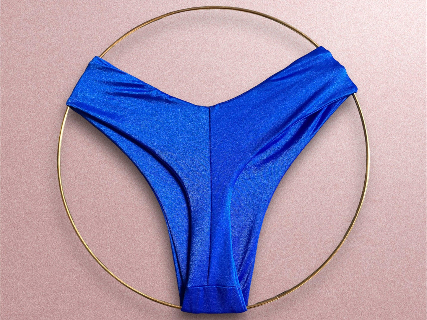Royal Blue “Sneaky Cheeky” Bikini Bottom - Arly