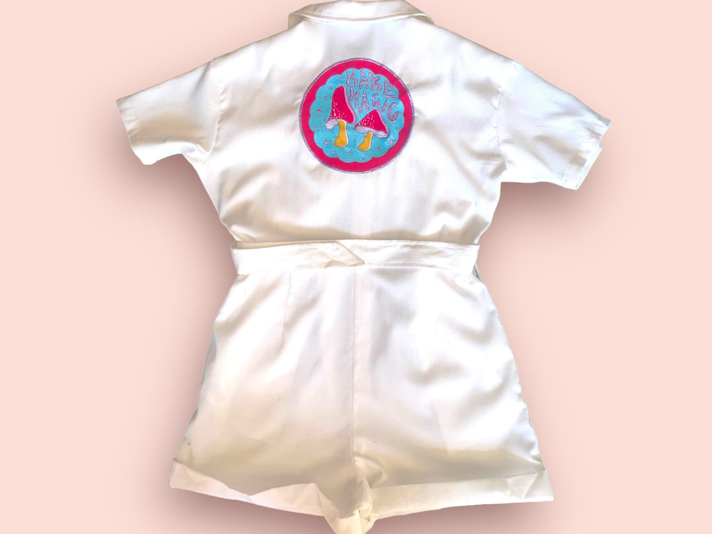 Magic Mushroom Embroidered Coveralls - Arly