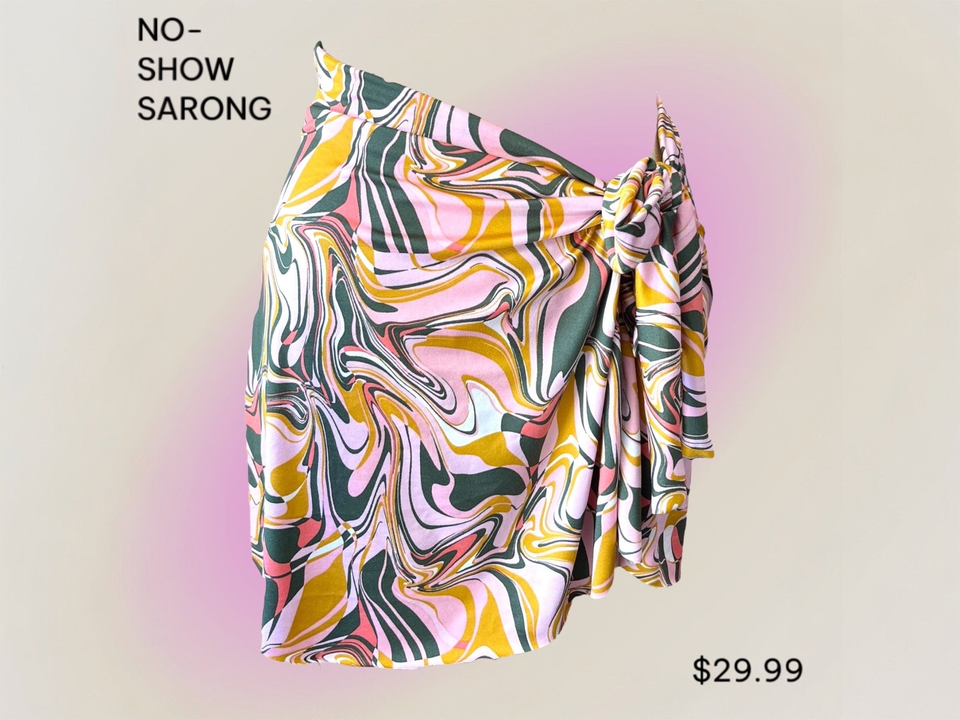 Pink No-Show Sarong - Arly
