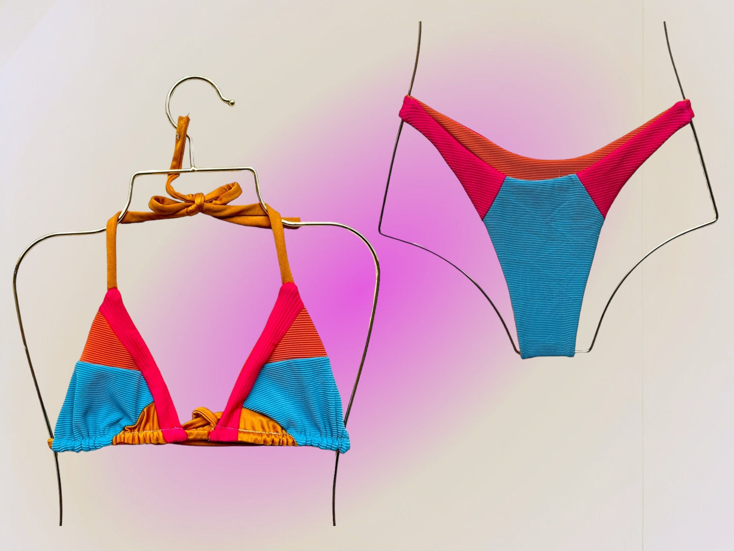 Reversible Patchwork Bikini - Arly