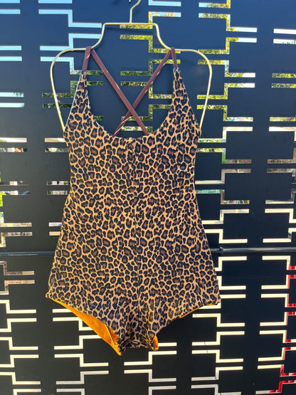 Reversible Leopard Colorblock One Piece - Arly