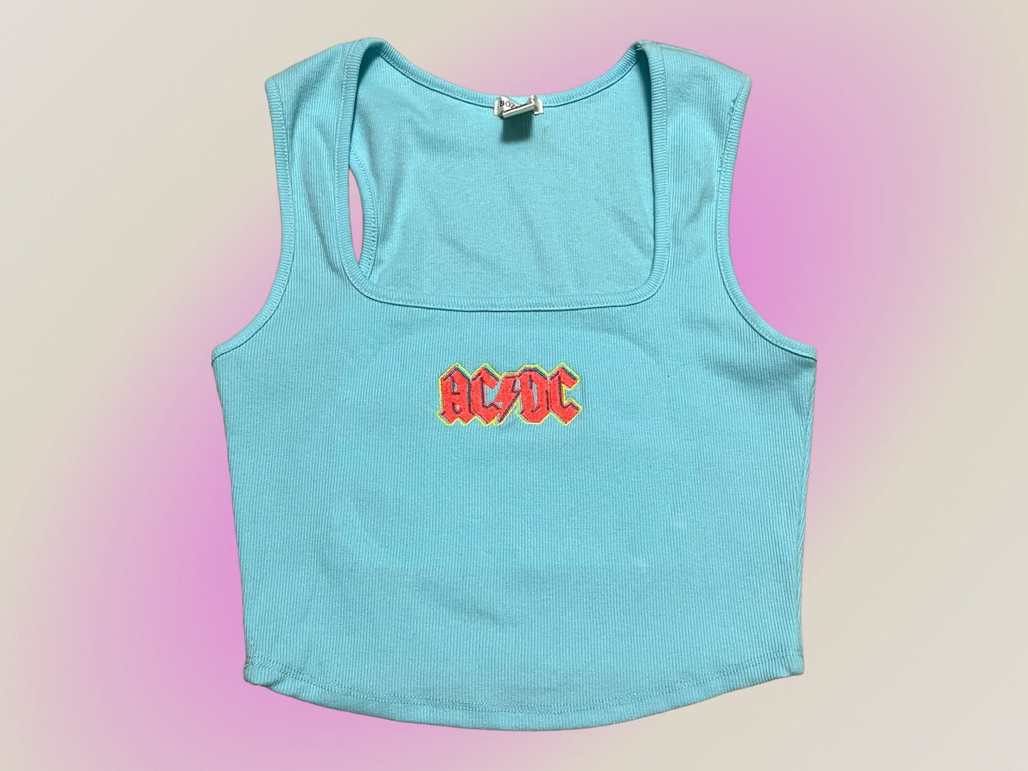 Medium AC/DC Embroidered Tank