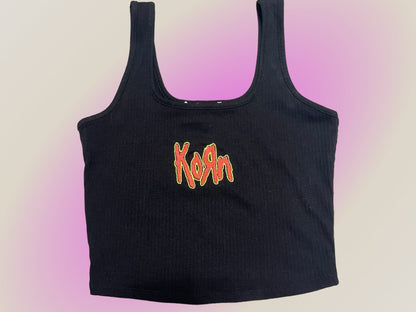 Large Korn Embroidered Tank