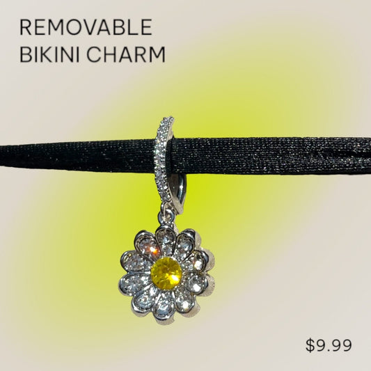 Clip On Bikini Charm Flower Power