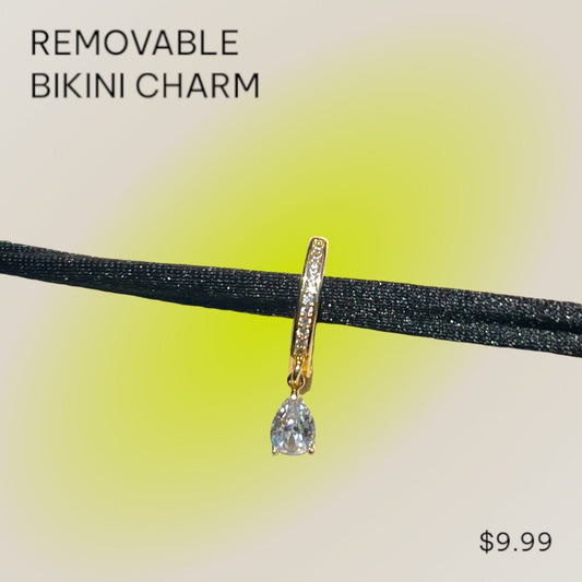 Clip On Bikini Charm Gem