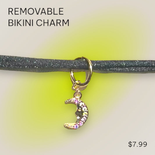 Clip On Bikini Charm Moon