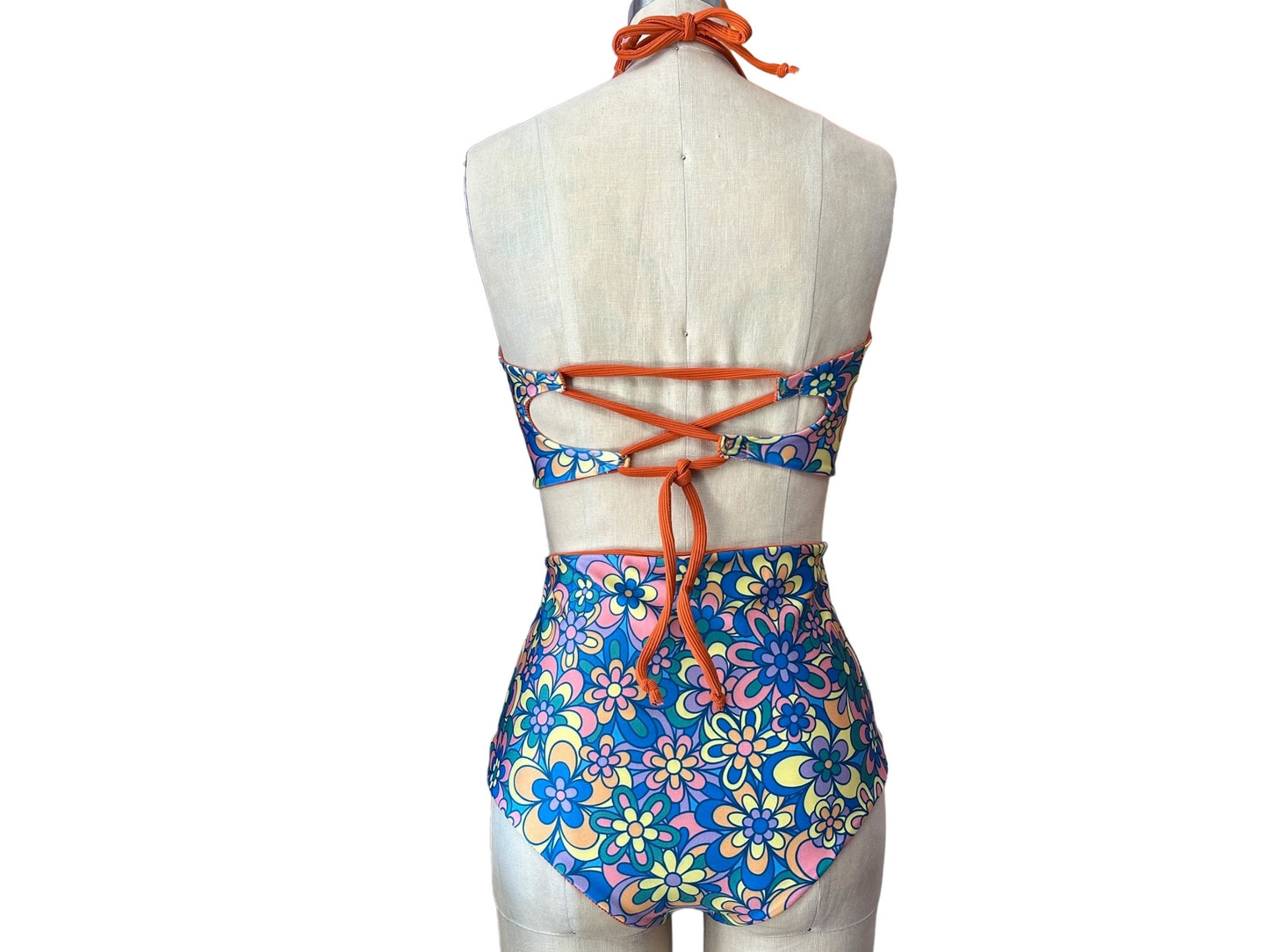 Reversible Floral High Waist Bikini - Arly