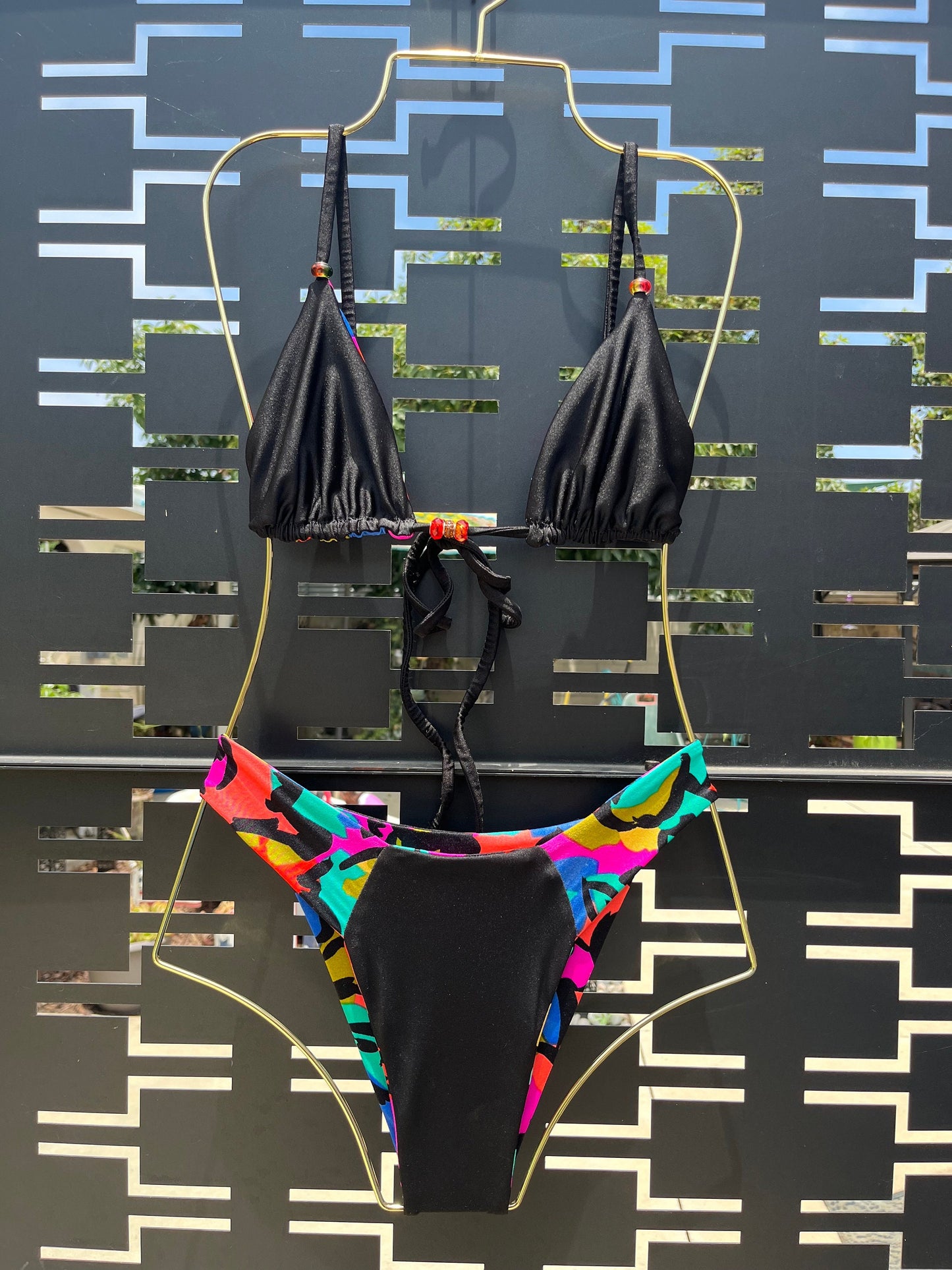 New Vintage Reversible Bikini Small