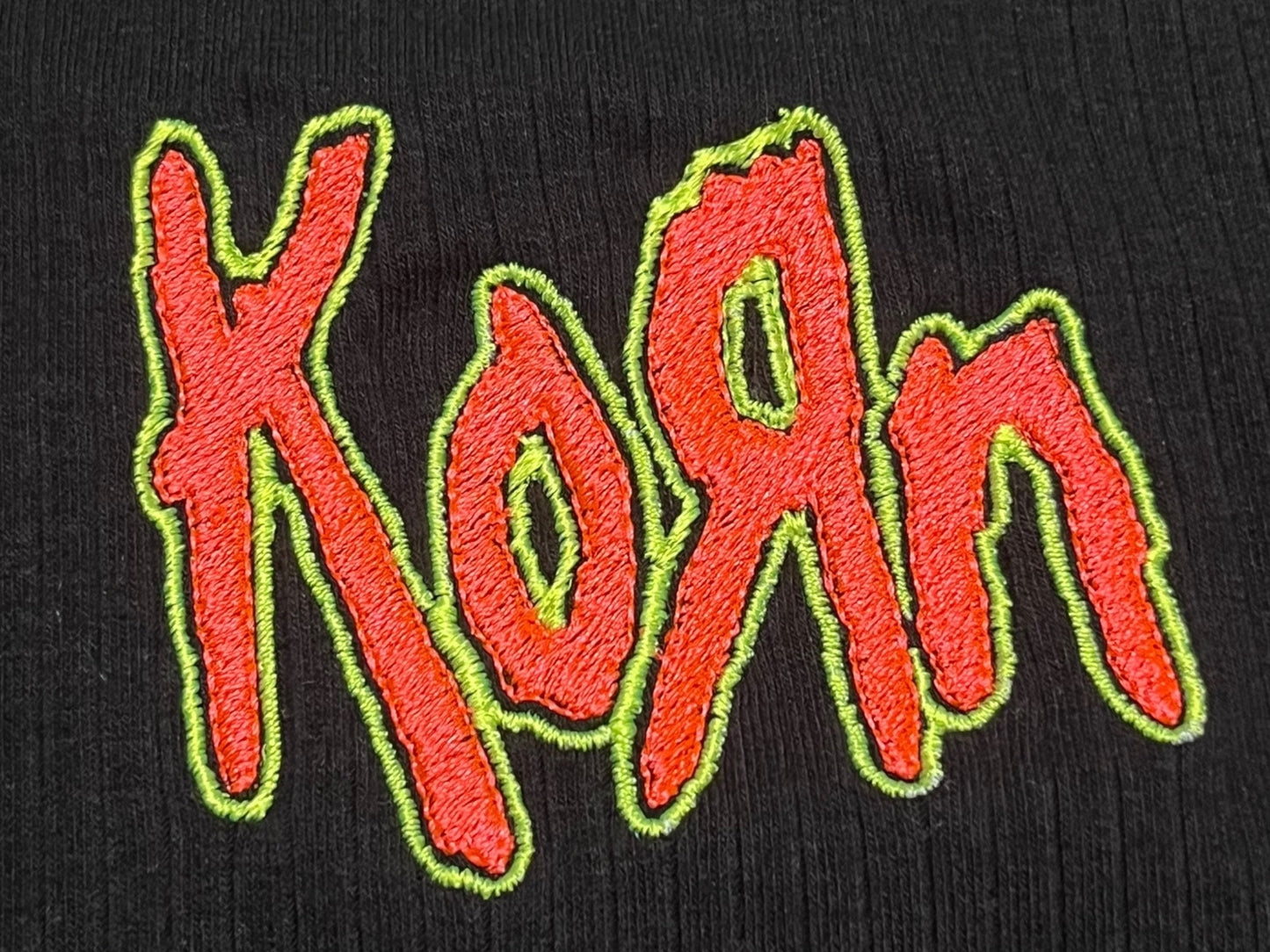 Large Korn Embroidered Tank