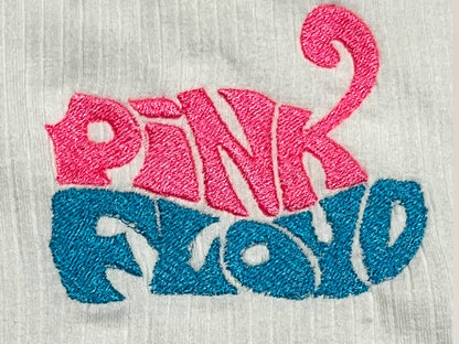 Medium Pink Floyd Embroidered Tank