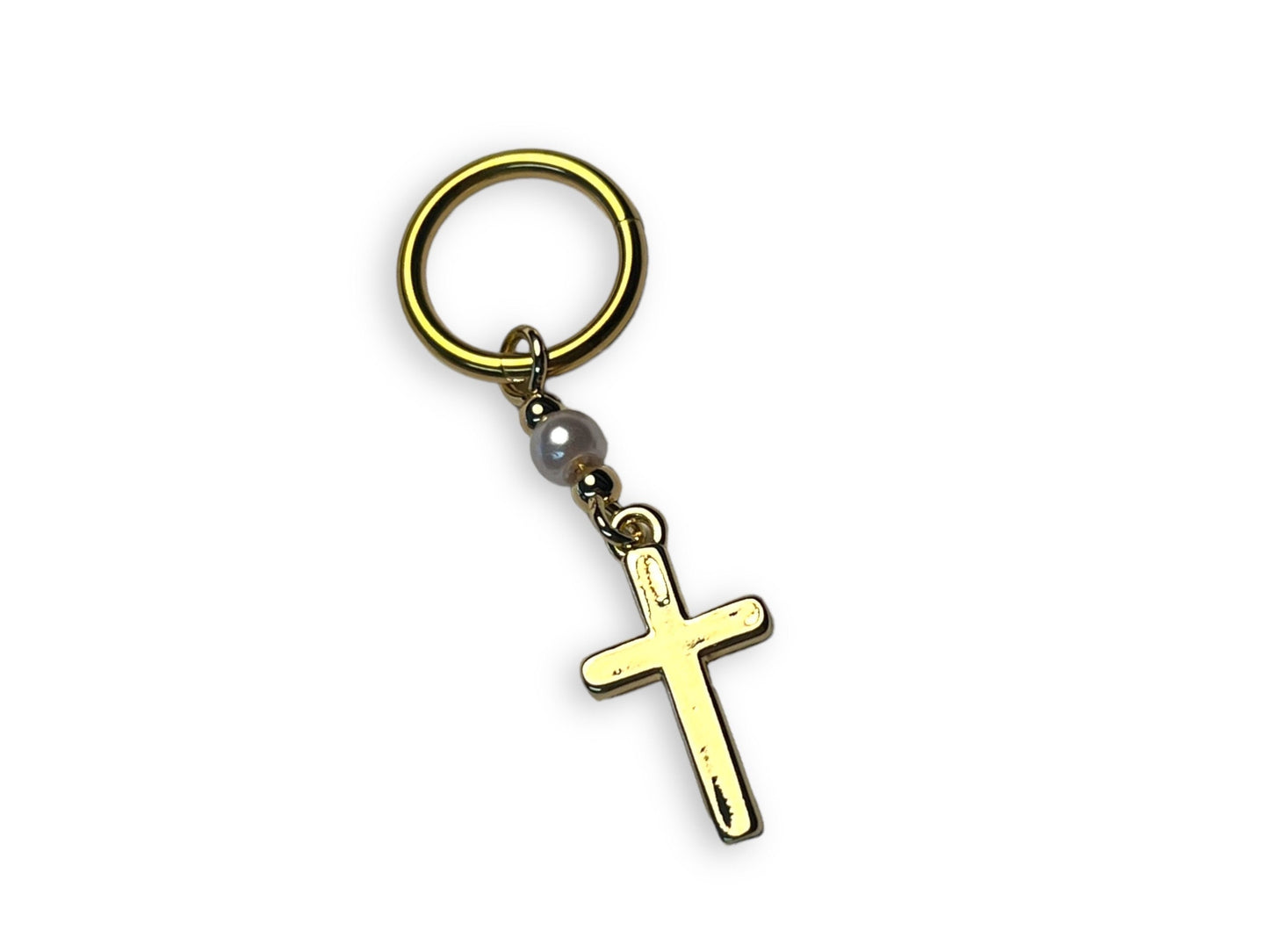 Clip On Bikini Charm Cross