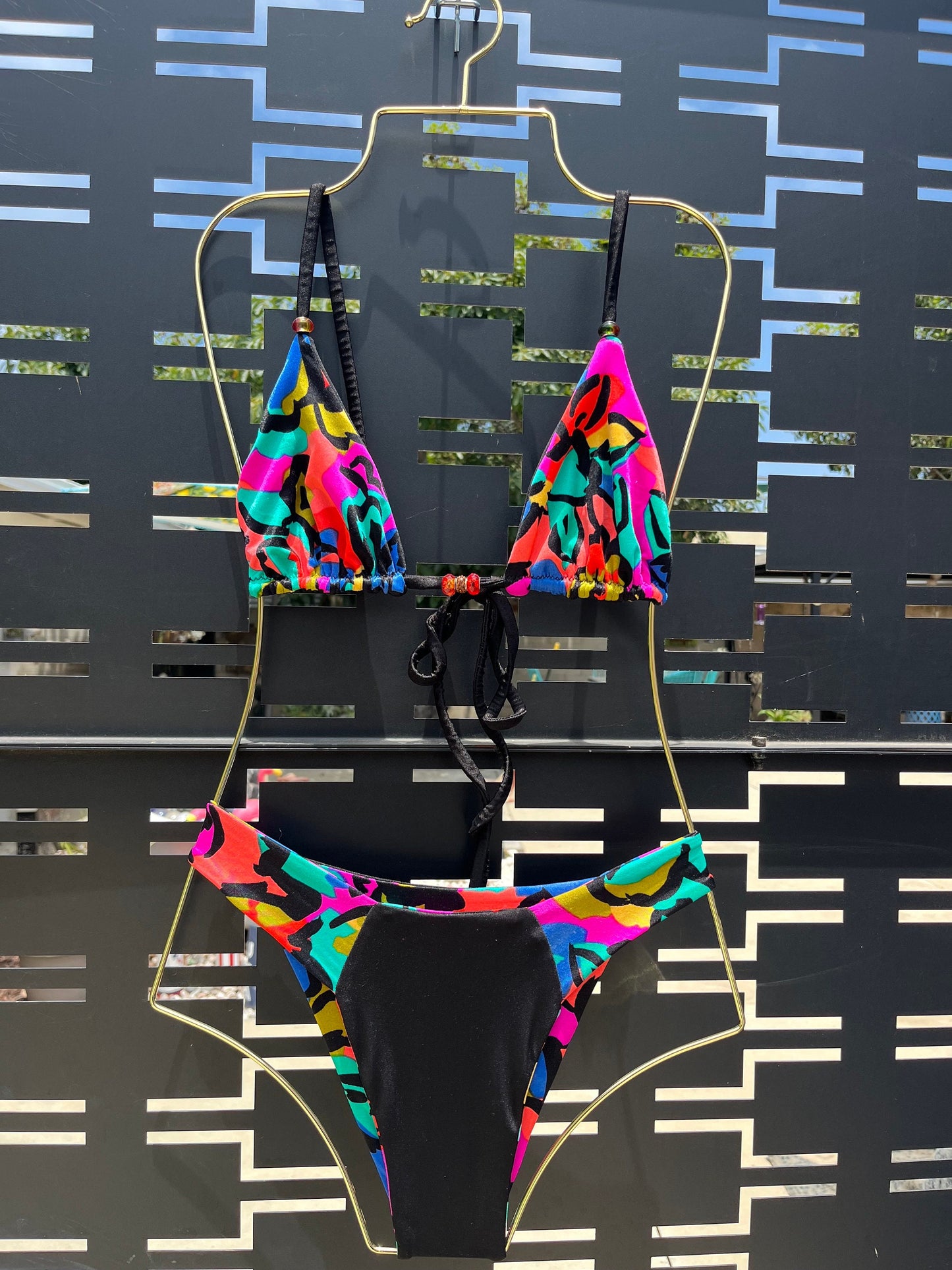 New Vintage Reversible Bikini Small