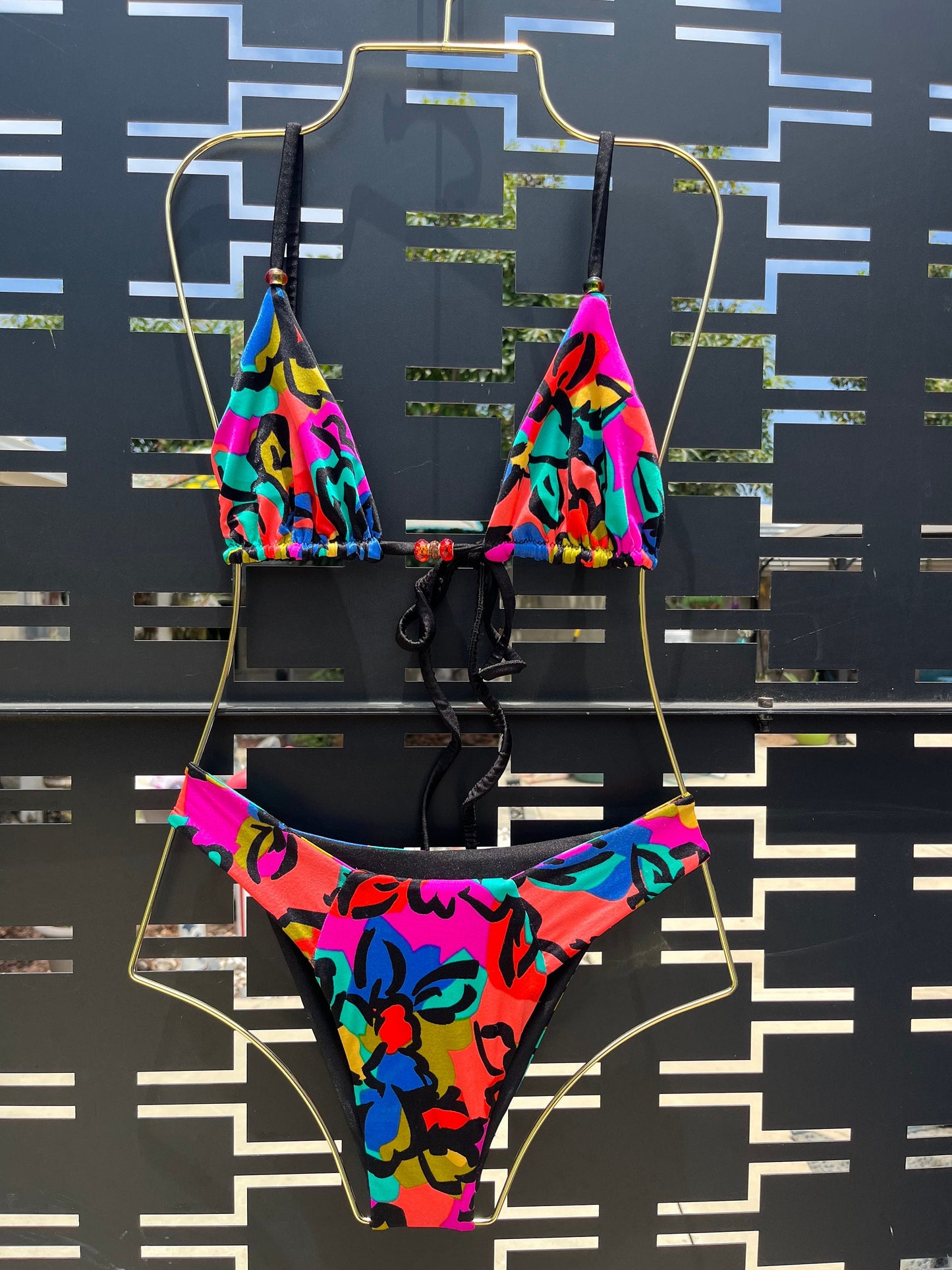 New Vintage Reversible Bikini Small