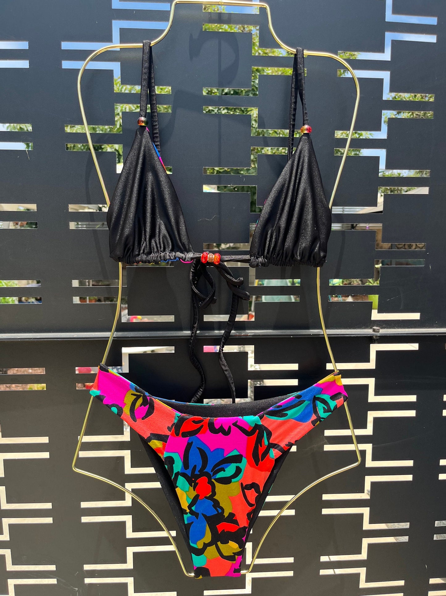 New Vintage Reversible Bikini Small