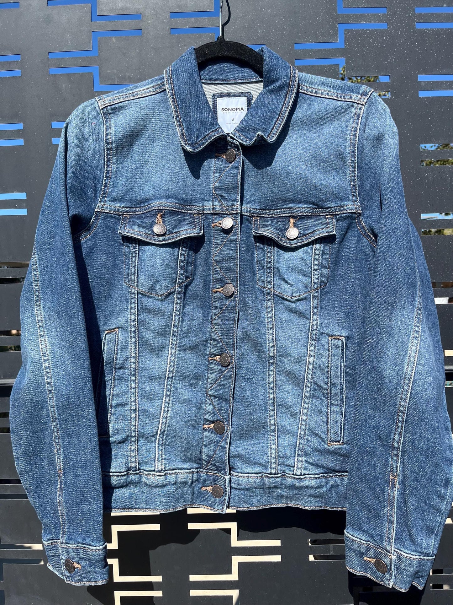 Disco Mama Embroidered Jean Jacket