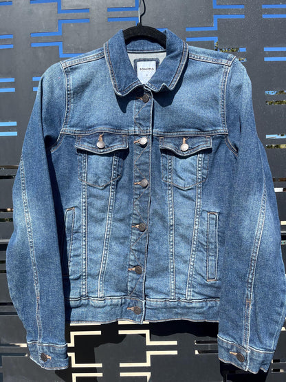 Disco Mama Embroidered Jean Jacket