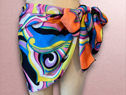 Colorful “Psychedelic Sarong” - One Size - Arly