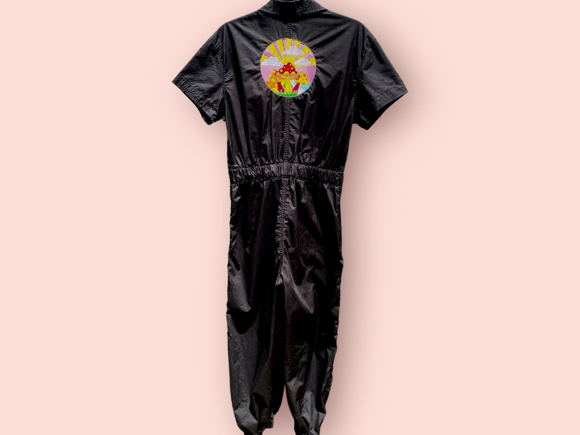 Mushroom Embroidered Coveralls - Arly